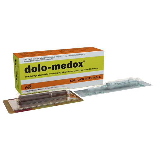 Imagen de DOLO-MEDOX 2 ML/1ML INY.  X 1+1  FU.