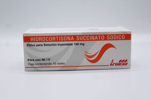 Imagen de HIDROCORTISONA SODICO 100MG. X 10 FCO