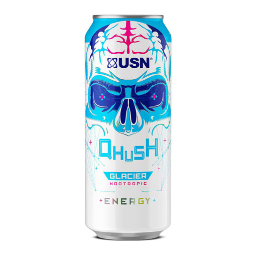 Imagen de USN ENERGIZANTE QHUSH XE NOOTROPIC GLACIER 500 ML.