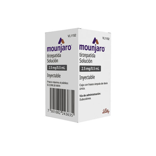 Imagen de MOUNJARO (TIRZEPATIDA) 2.5 MG / CAJA X 1 UNIDAD