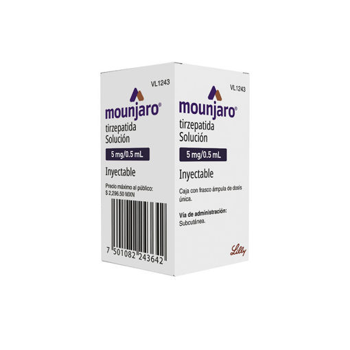 Imagen de MOUNJARO (TIRZEPATIDA) 5 MG / CAJA X 1 UNIDAD
