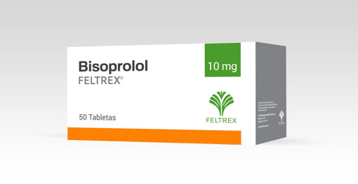 Imagen de BISOPROLOL FELTREX Tab. 10mg x 50s