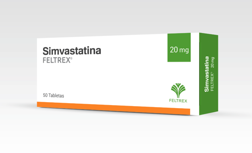 Imagen de SIMVASTATINA FELTREX Tab. 20mg x 50s