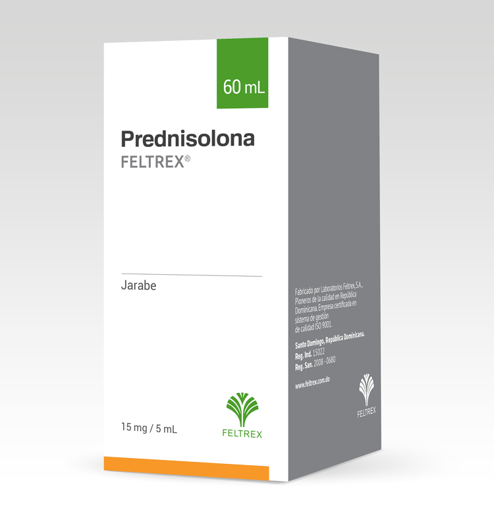 Imagen de PREDNISOLONA FELTREX Jbe. 15mg/5ml x 60ml