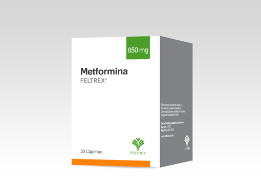 Imagen de METFORMINA FELTREX Cap. 850mg x 30s