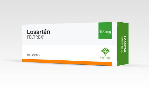 Imagen de LOSARTAN FELTREX Tab. 100mg x 50s
