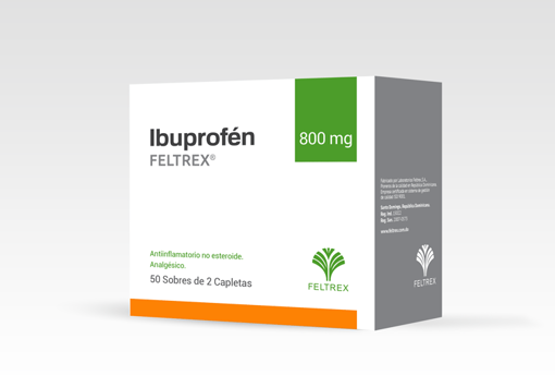 Imagen de IBUPROFEN FELTREX Cap. 800mg x 50Sob. x 2s