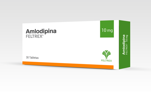 Imagen de AMLODIPINA FELTREX Tab. 10mg x 30s