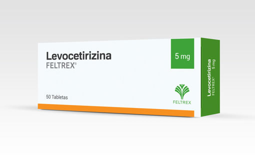 Imagen de LEVOCETIRIZINA FELTREX Tab. 5mg x 50s