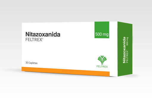 Imagen de NITAZOXANIDA FELTREX Cap. 500mg x 30s